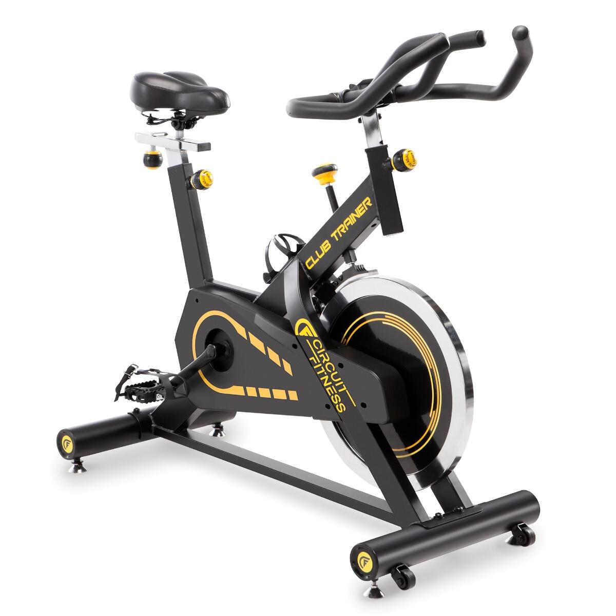CIRCUIT FITNESS AMZ-955BK DELUXE CLUB REVOLUTION SPIN CYCLE YELLOW 1/7