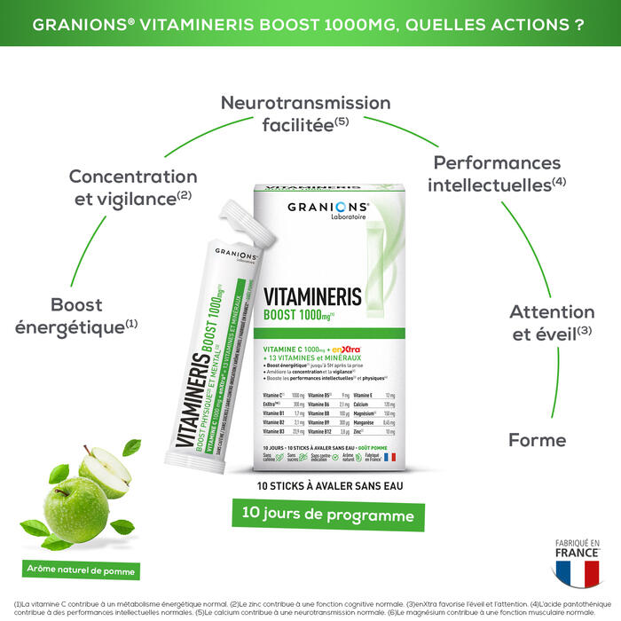 Vitamineris Boost 1000mg - 10 Sticks 7/7