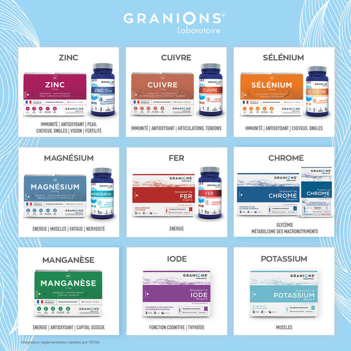 Granions de Zinc 10 mg - 30 ampoules 7/7