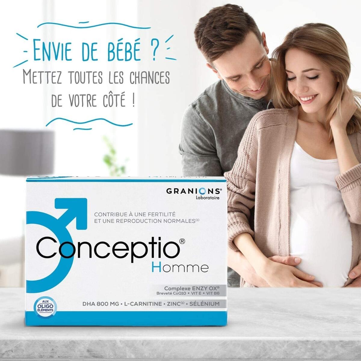 Conceptio Homme - 90 capsules + 30 sachets 6/7
