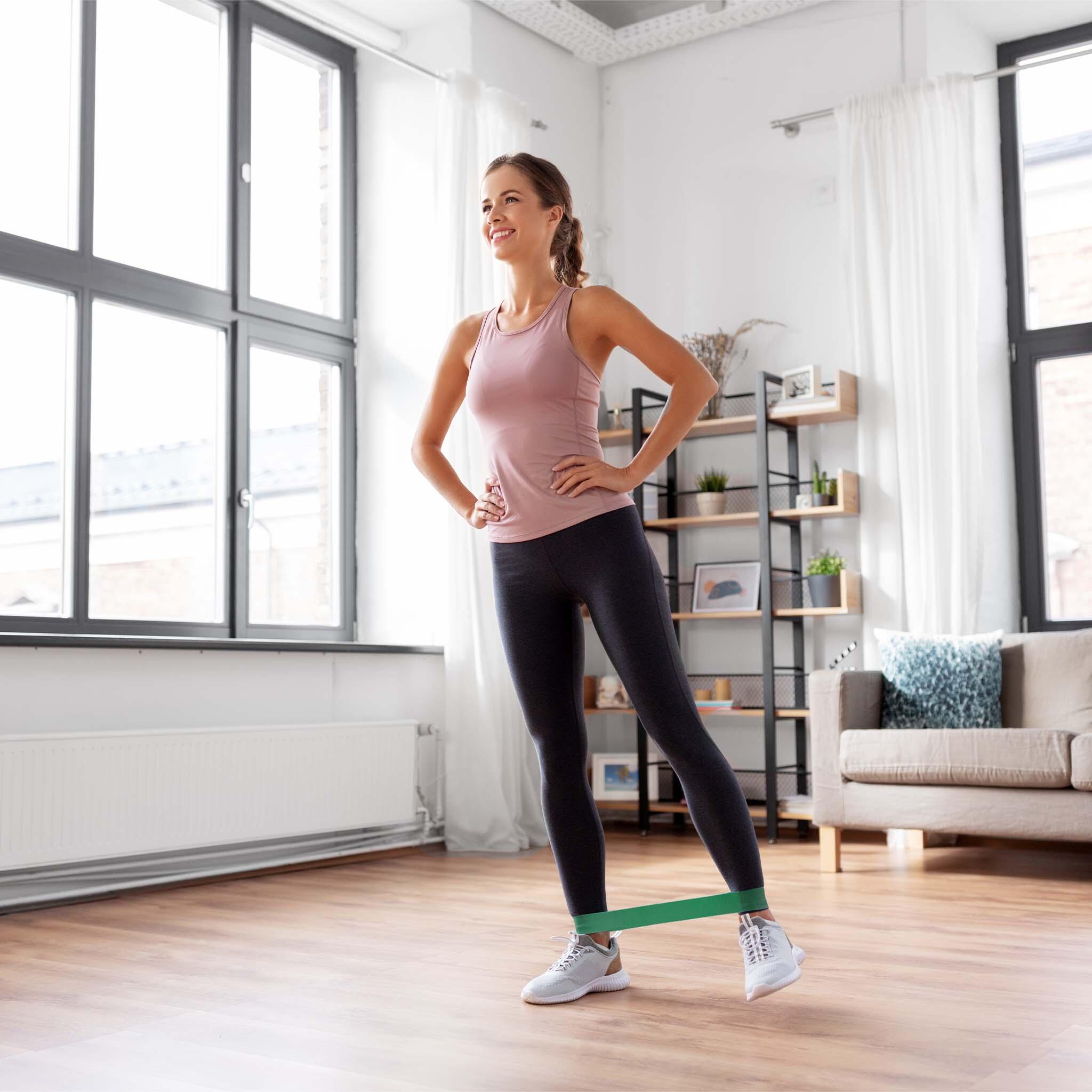 Fitnessbänder Loops aus Textil - Widerstandsband - Miniband - Po Training 3/7