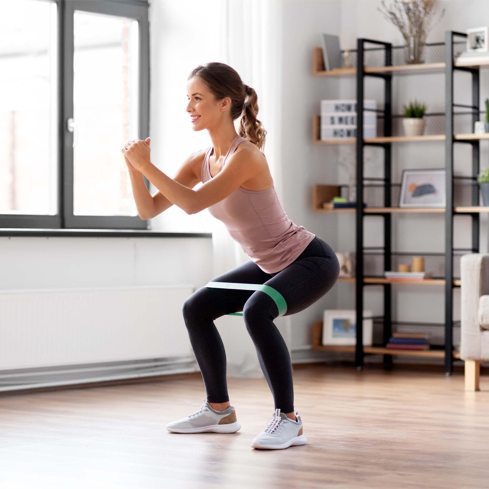 Fitnessbänder Loops aus Textil - Widerstandsband - Miniband - Po Training 2/7