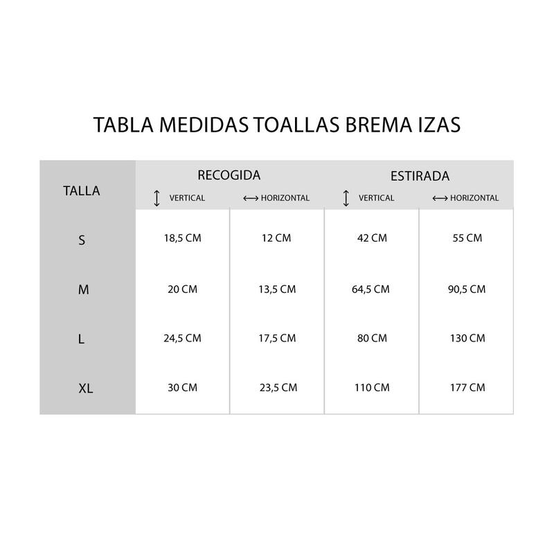 Toalla Microfibra Brema Izas. Funda Incluida