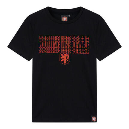 Nederland T-shirt Kinderen - Zwart - KNVB - Holland