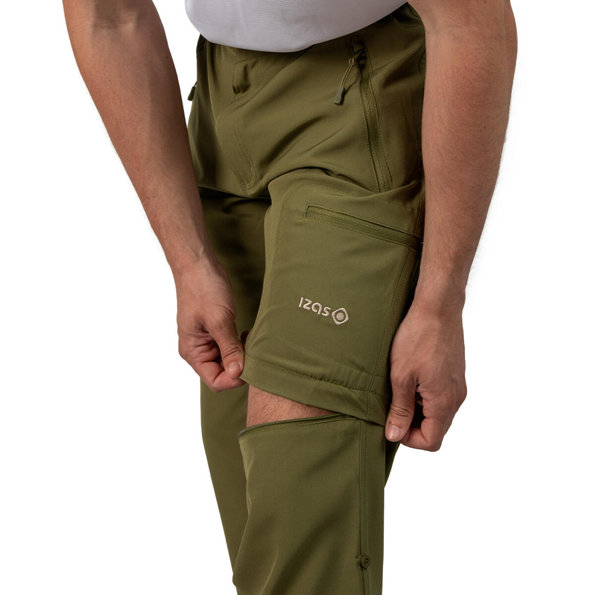 Izas Pantalón BLOIS M de Senderismo yTrekking para hombre Desmontable con 3/6