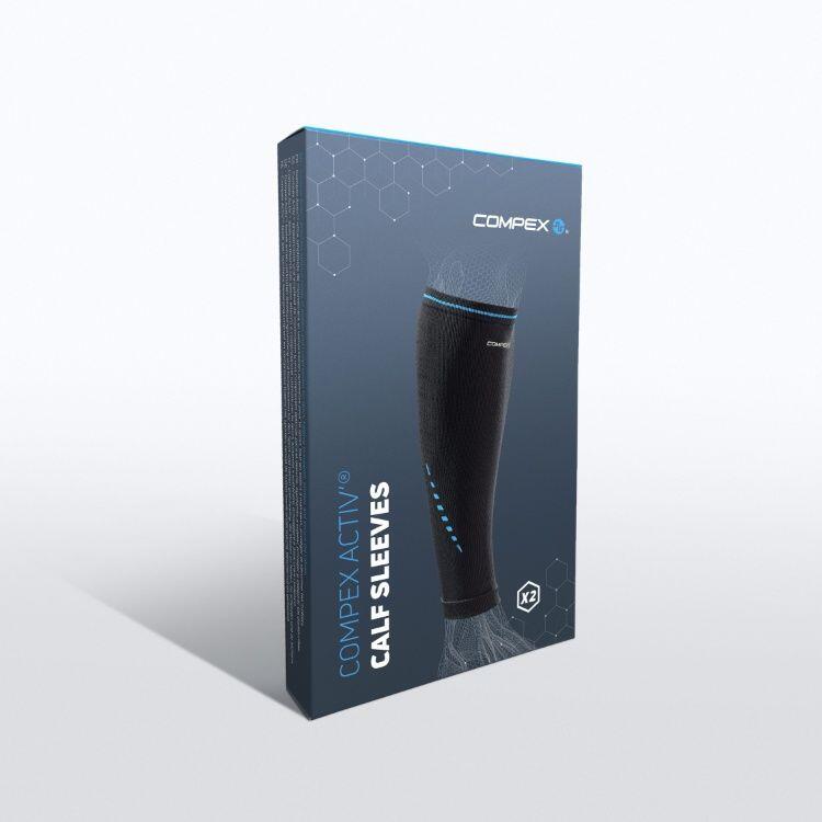 COMPEX ACTIV CALF SLEEVES Manchons de contention sportive pour mollets 6/6