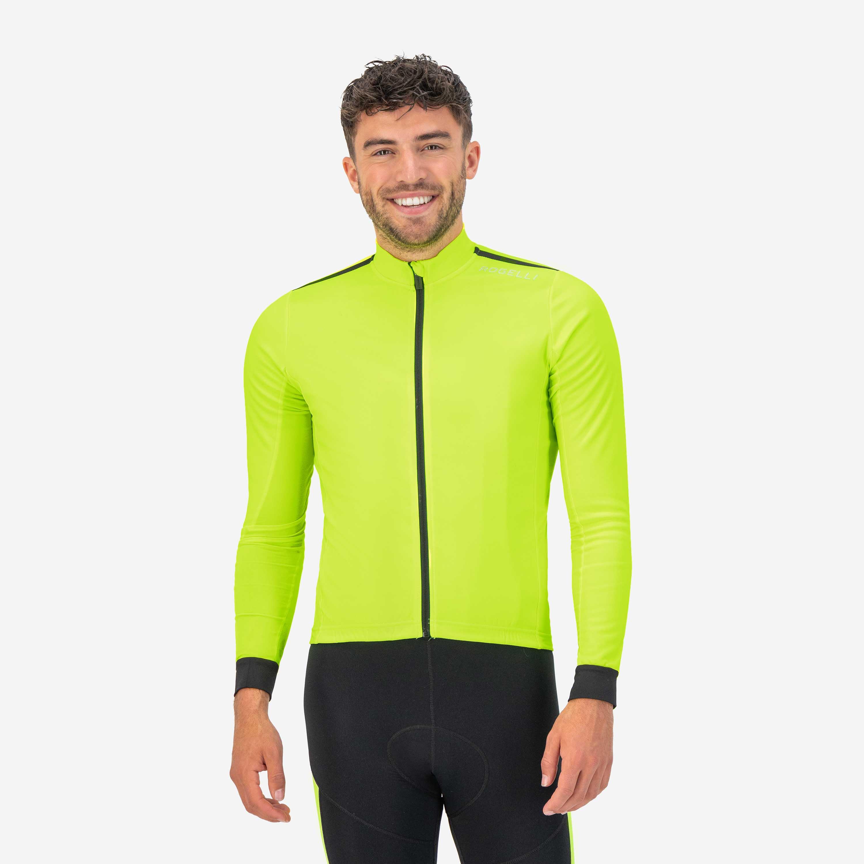 Rogelli - Maillot Manches Longues Velo Homme Core - Maillot Manches Longues - Jaune - 48 Xl - Decathlon