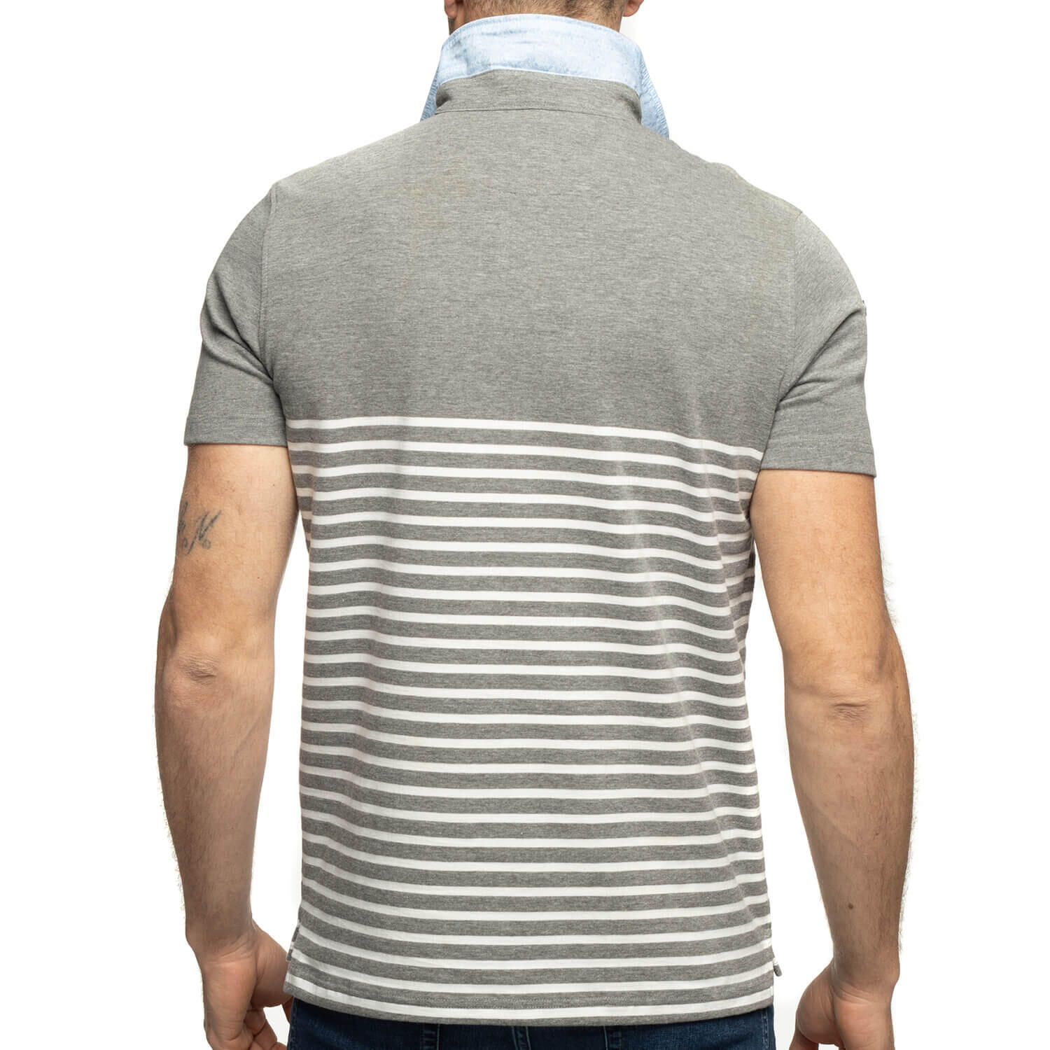 Polo marinière France manches courtes homme 2/4