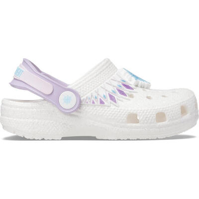 Slippers crocs classic funlab i am frozen ii, wit, kinderen