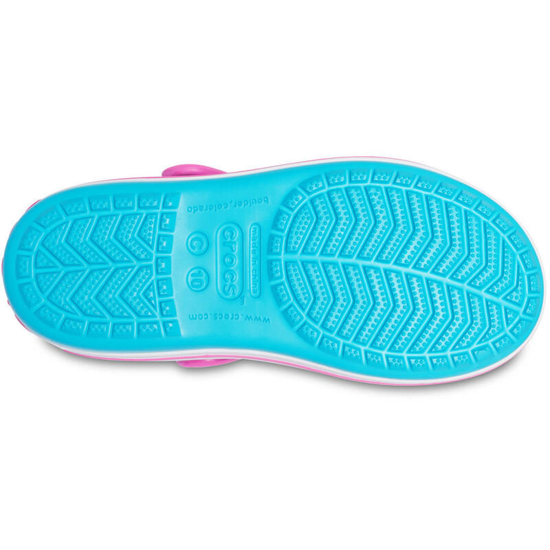 Des sandales Crocs Crocband, Bleu, Enfants