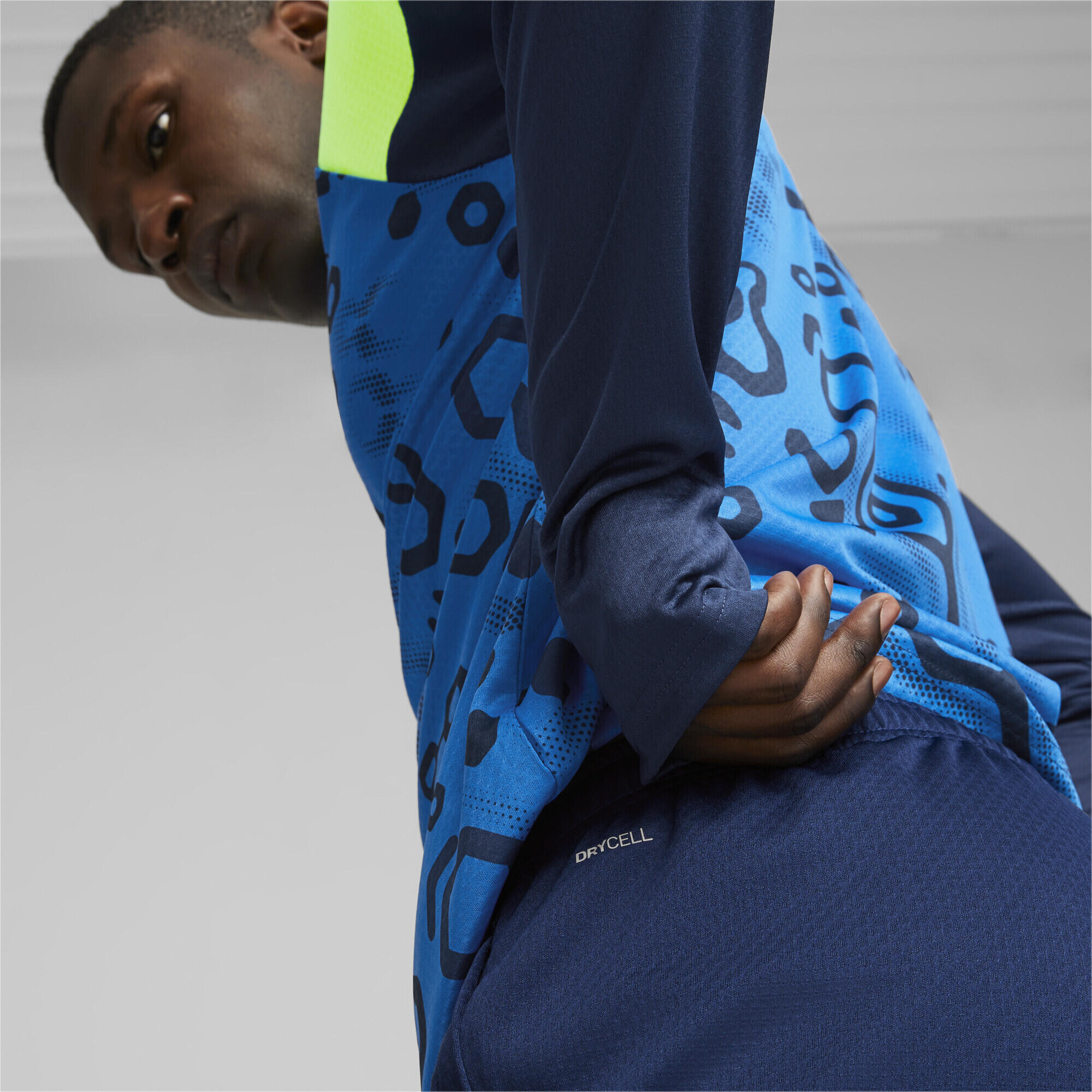 Pantalon d’entraînement de football individualCUP PUMA Persian Blue Pro Green 5/6