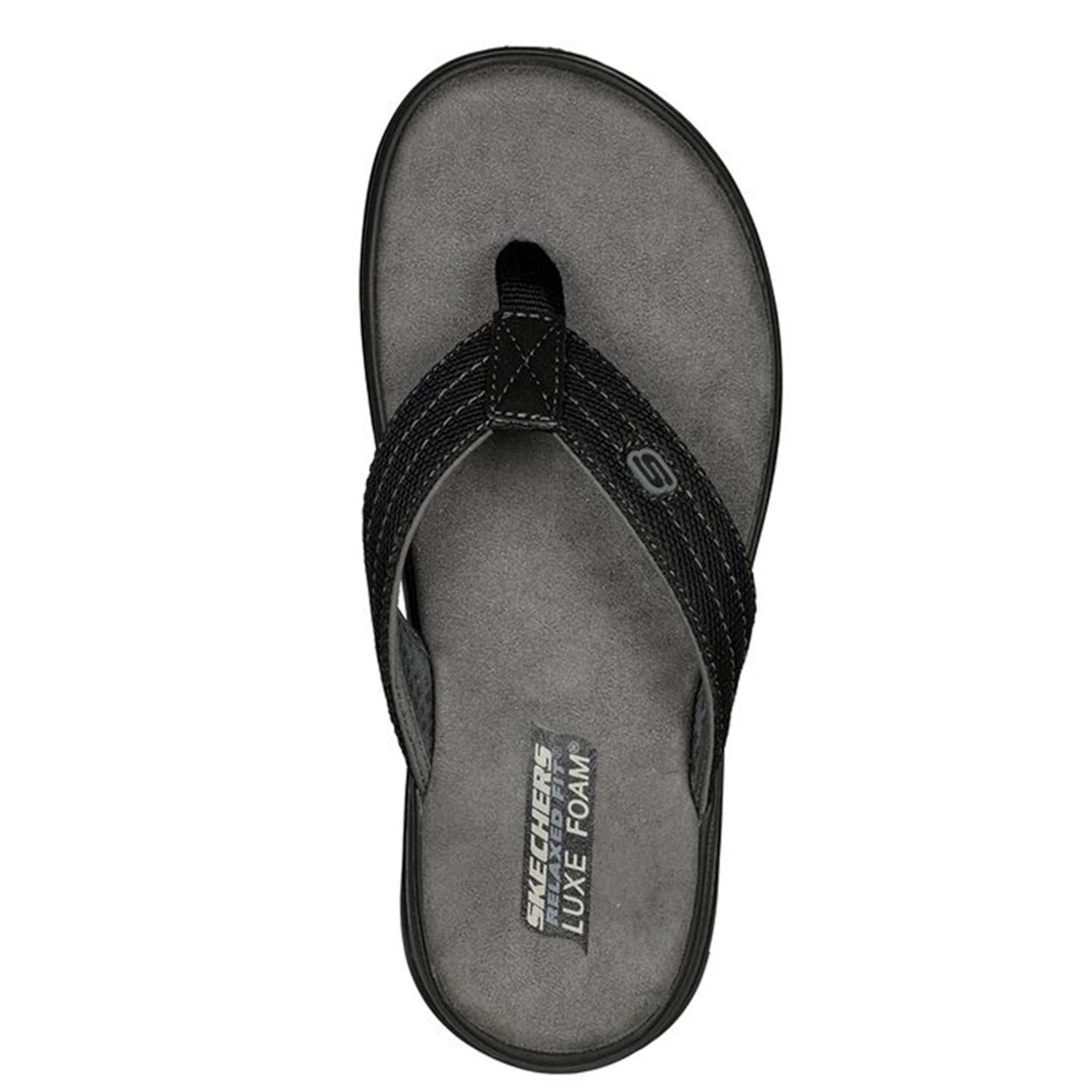 Chanclas de Dedo Hombre Skechers 204577_BLK Negras 5/5