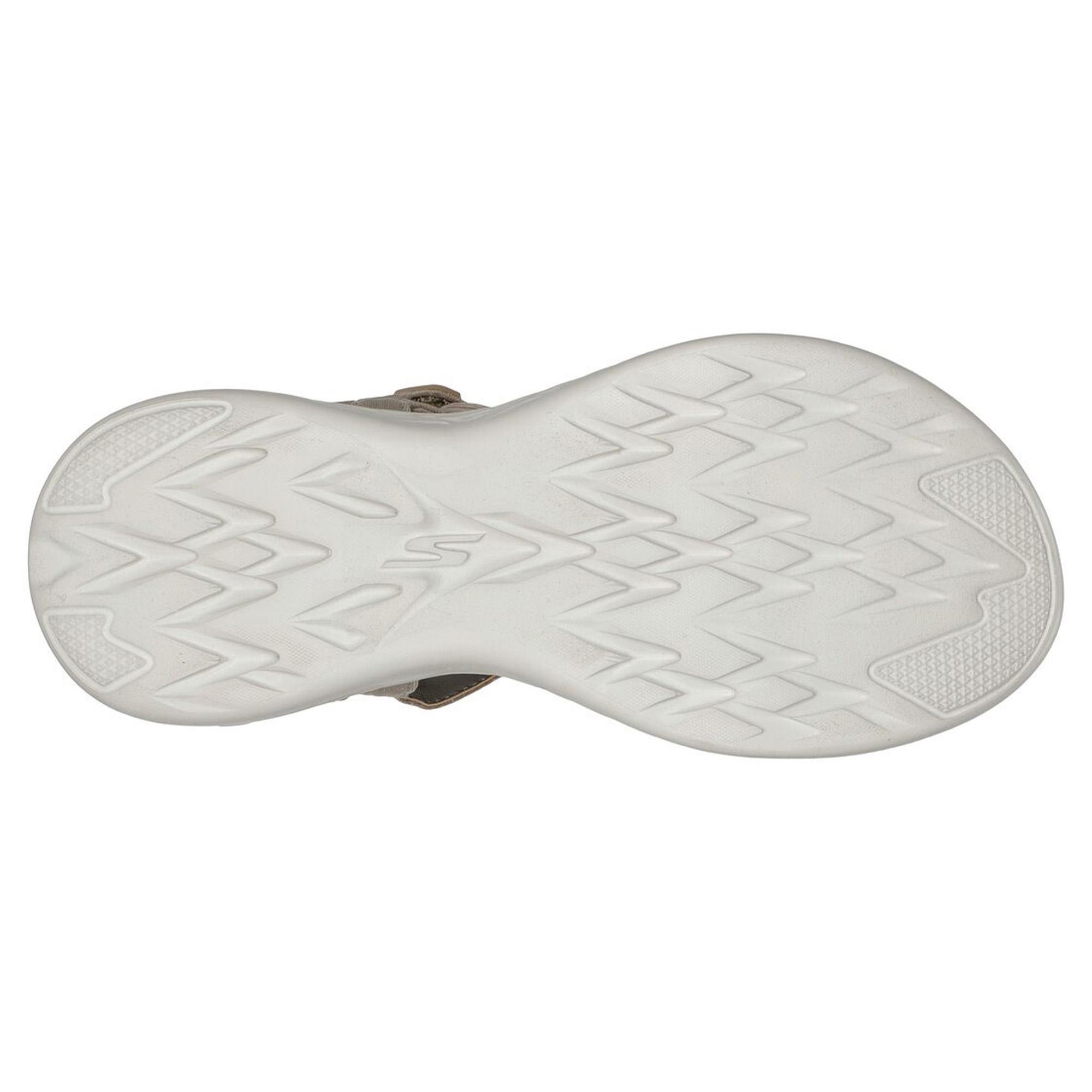 Sandalias Deportivas Mujer Skechers 15316_NAT Beige con Cierre Adherente 4/5