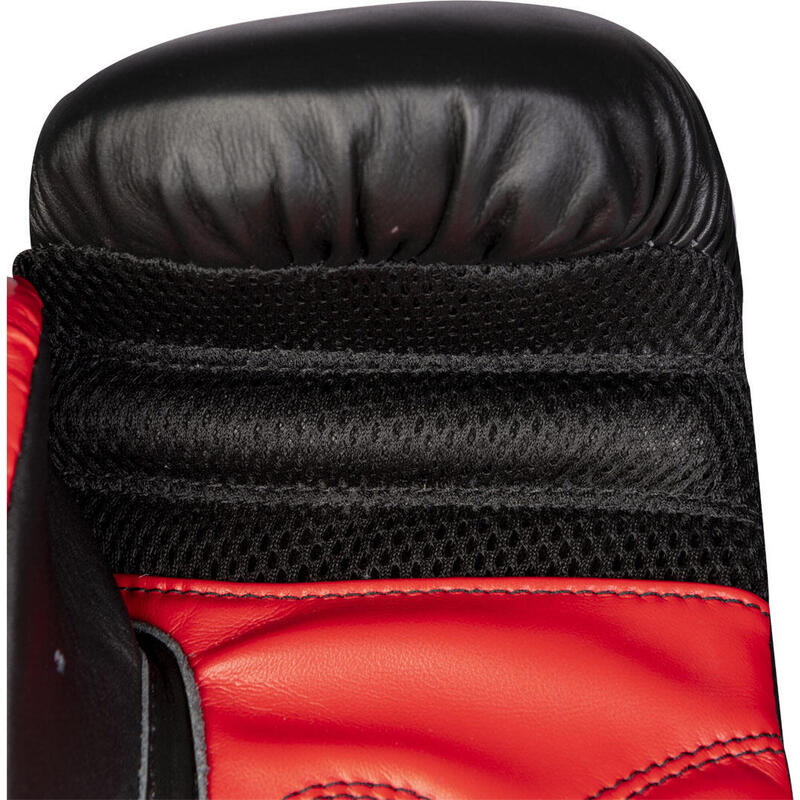 Manusi de box "TOP TEN", Top Ten Negru-Rosu, 12oz