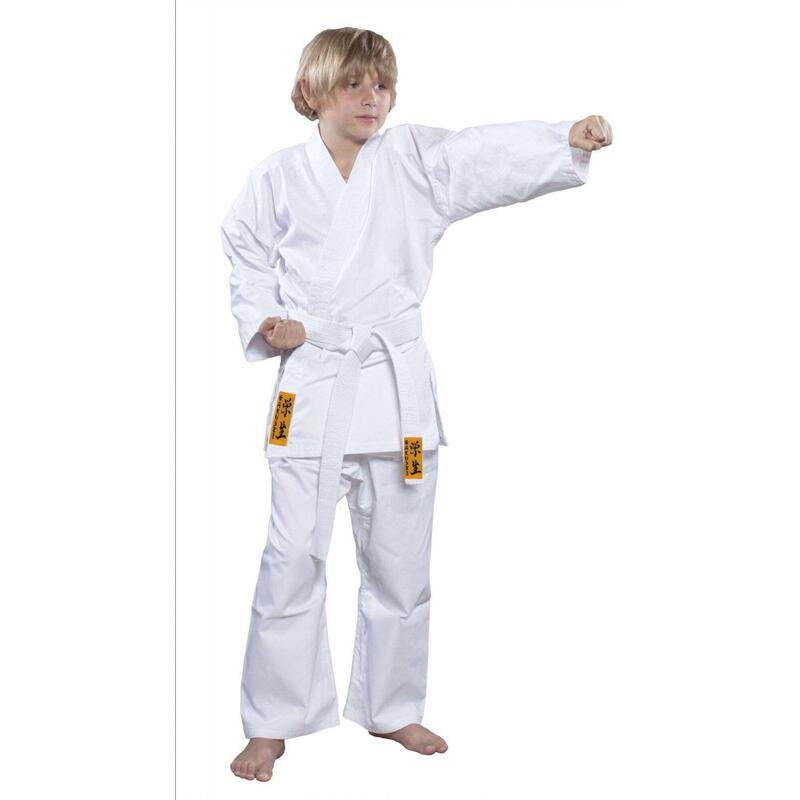 Karate-Gi "Gakusei", Hayashi, Alb, 100 cm