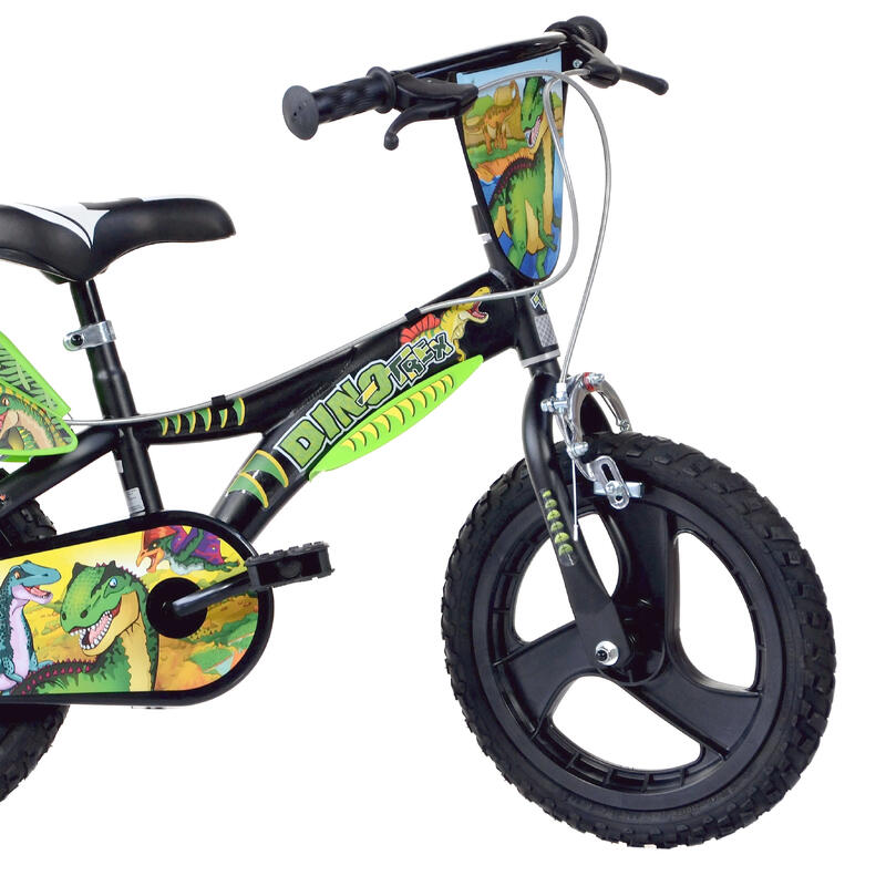 Bicicleta Niños 16 Pulgadas Dino Trex negro 5-7 años
