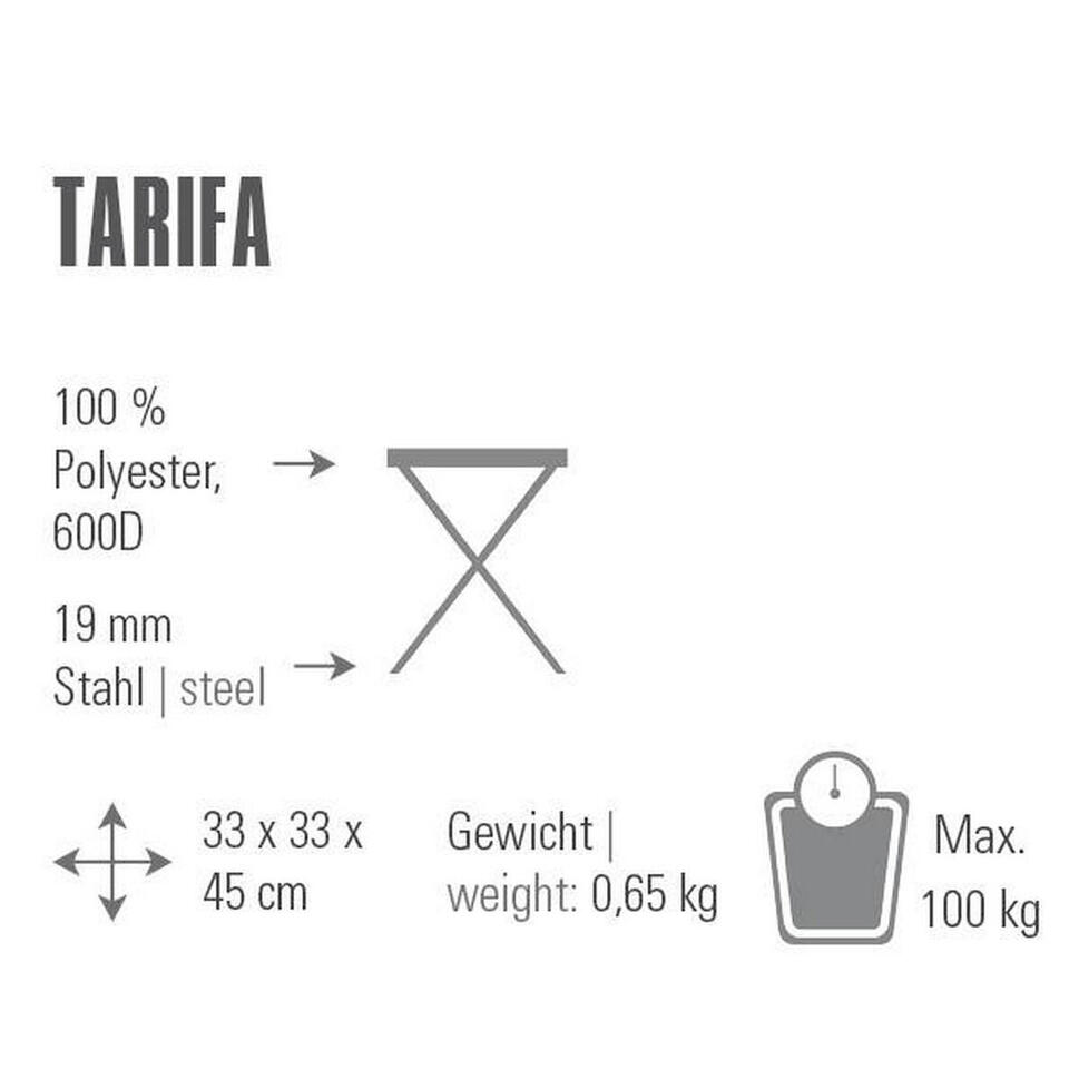 Krzesło-Trójnóg kempingowe dla dorosłych High Peak Tarifa