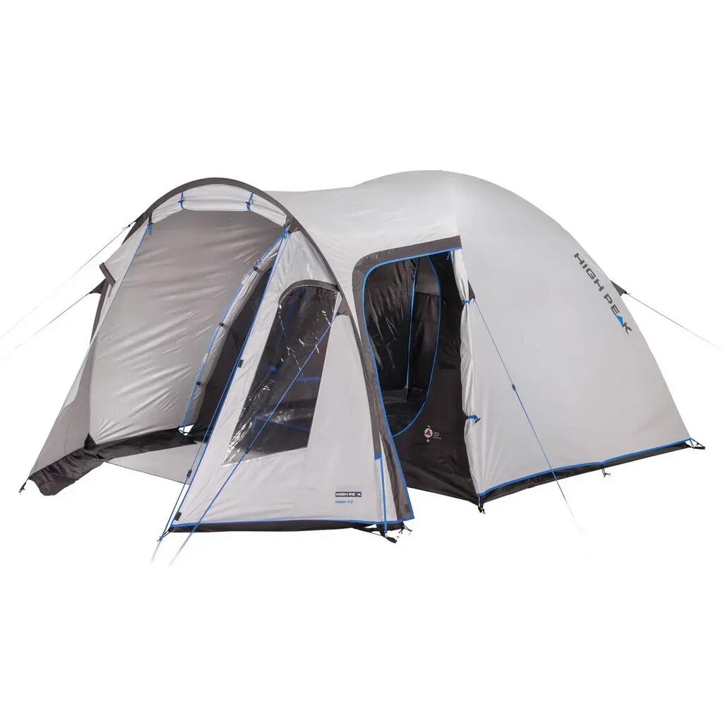 Tessin 5.0 High Peak Dome Tent 4–5 Persons Polyester Grey