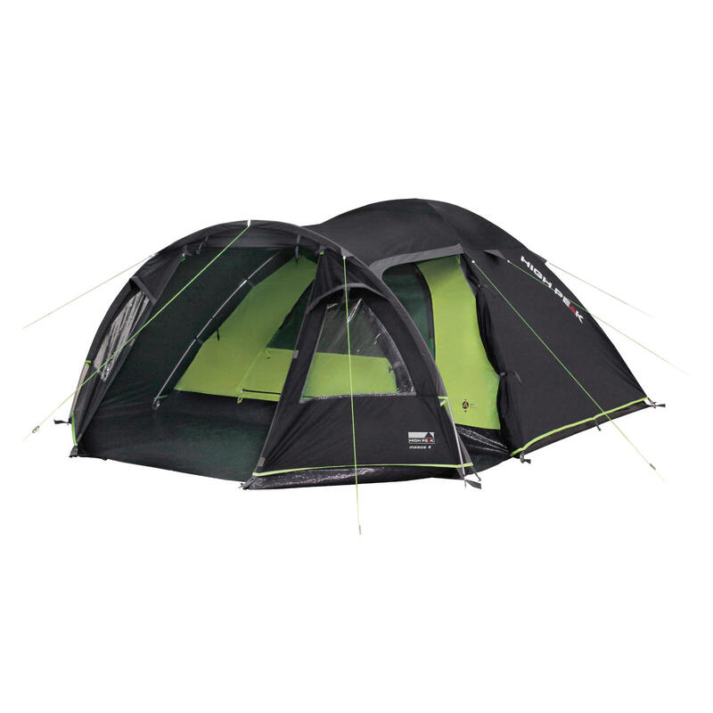 Tente dôme High Peak Mesos 4, tente de camping avec porche
