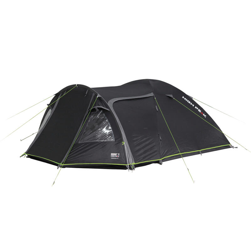 Tente dôme High Peak Mesos 4, tente de camping avec porche