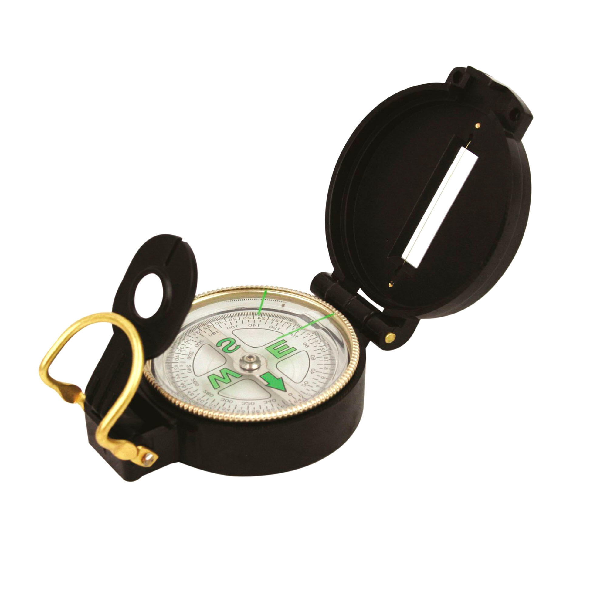 Highlander - Boussole Lensatic Highlander - Boussole - Gris|noir - Taille Unique - Decathlon