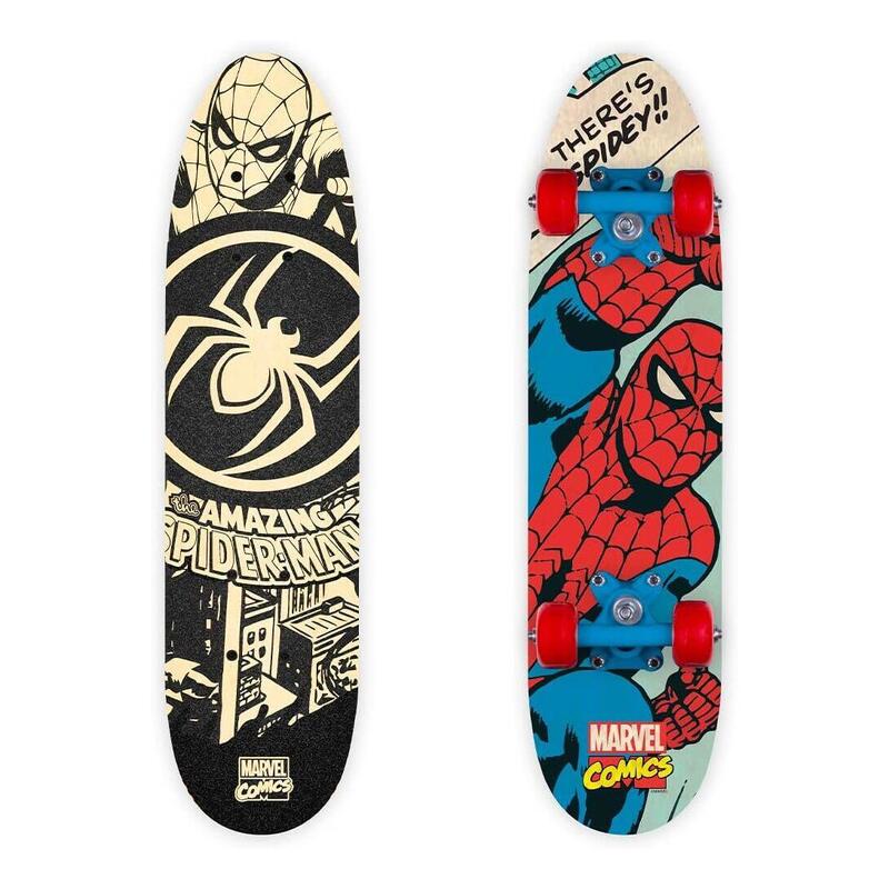 Skateboard en bois 24" pour enfants - Spider Man