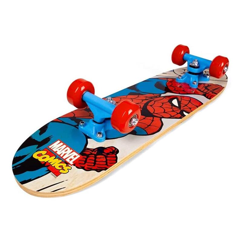 Skateboard en bois 24" pour enfants - Spider Man