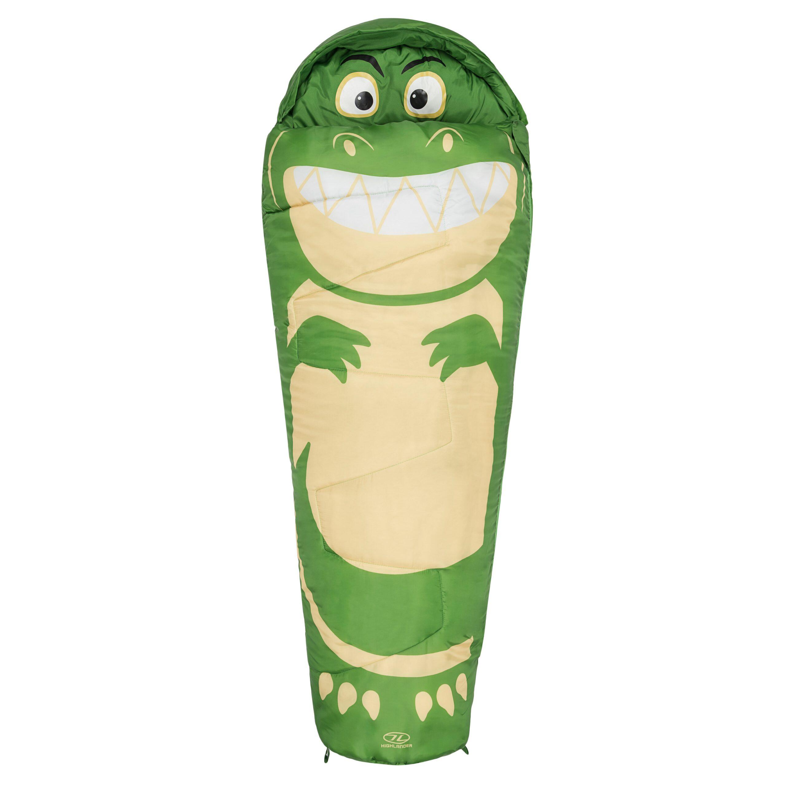 Highlander - Sac De Couchage Enfant Highlander Crocodile Print 15ºc - Sac De Couchage - Vert - Enfant - Decathlon