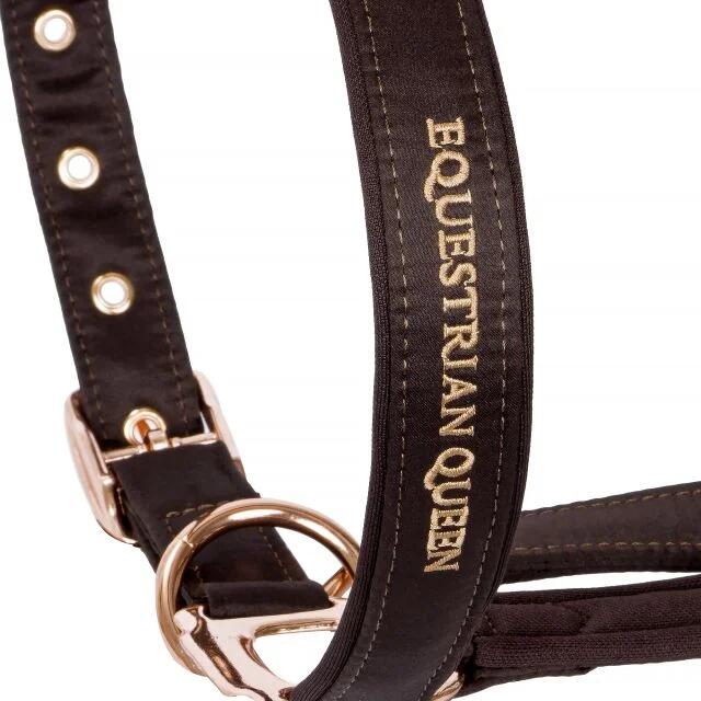 Halfter für Pferde EQUESTRIAN QUEEN Milan 23AW dunkelblau/braun/grün