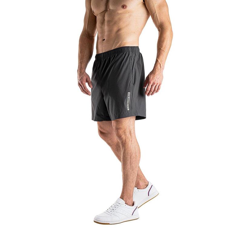 Men Breathable Dri-Fit 5" Running Sports Shorts - Charcoal grey