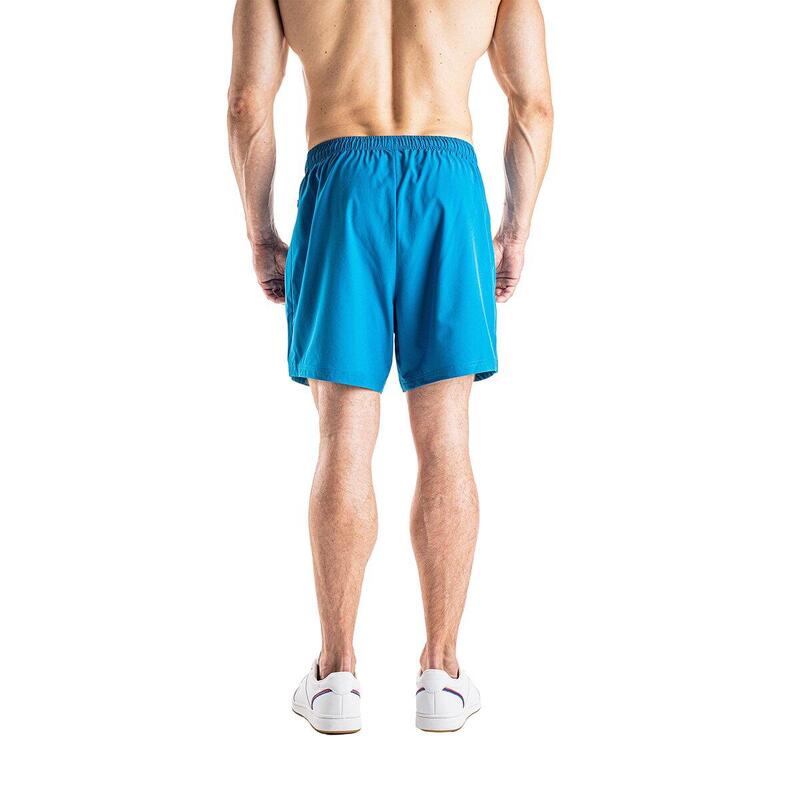 Men Breathable Dri-Fit 5" Running Sports Shorts - Teal blue