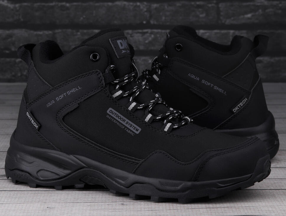 Buty męskie trekkingowe ocieplane Softshell DK Sauron