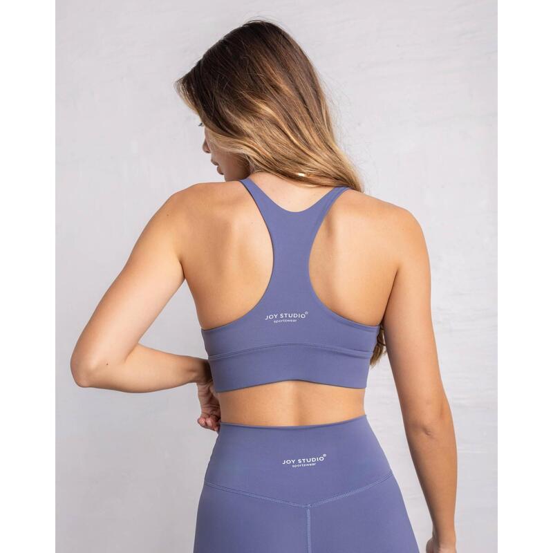 Top Donna Fitness V Essential Sporty - Blu