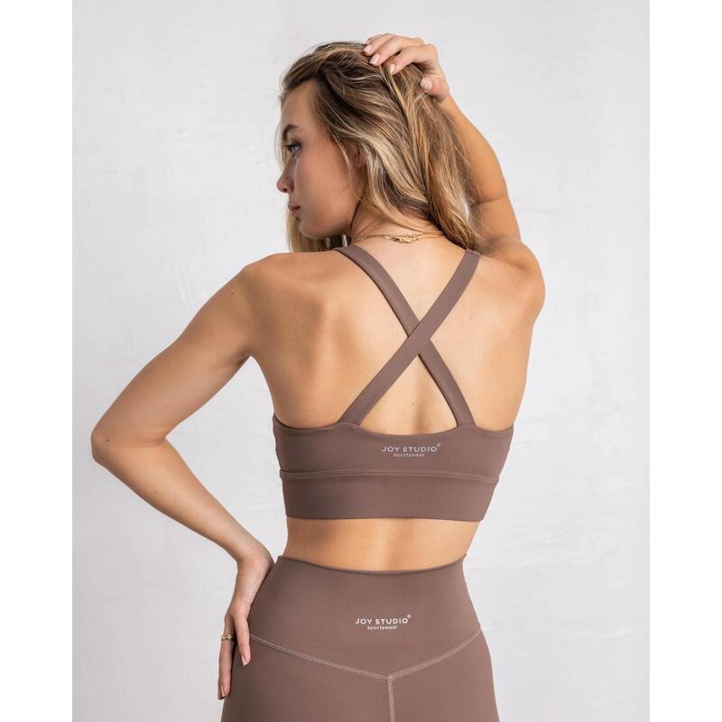 Brassière Racer Essential Sporty - Latte