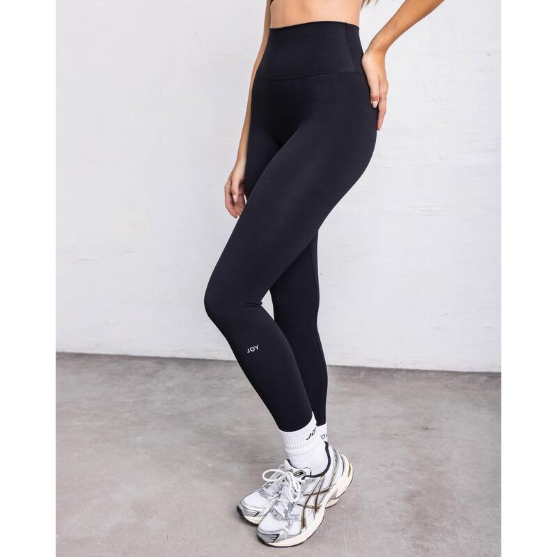 Legging met hoge taille Essential Sporty - Zwart