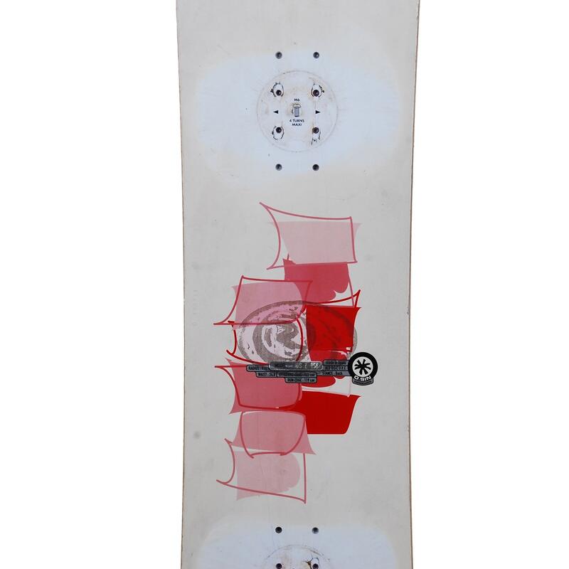 TWEEDEHANDS - Gebruikt Snowboard O.sin Os. Z + Romp Bevestiging - GOEDE