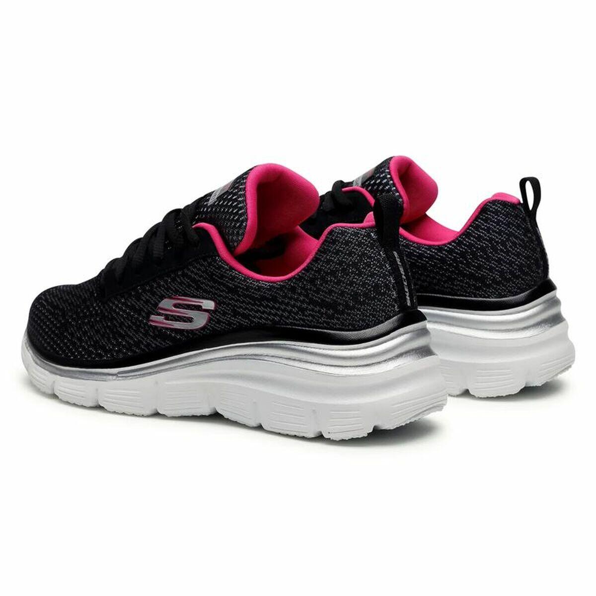 Chaussures de sport pour femme Skechers Fashion Fit Noir 3/5