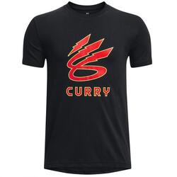 Camiseta de Manga Corta Hombre Curry Lightning Logo