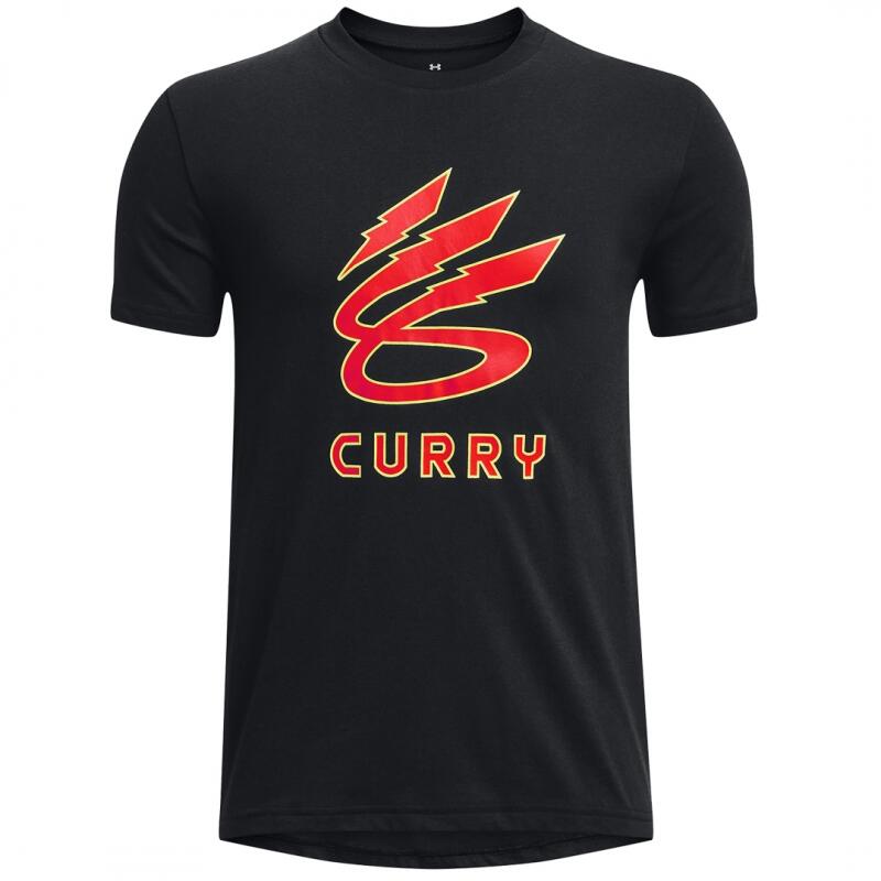 Camisola de Manga Curta Homem Curry Lightning Logo