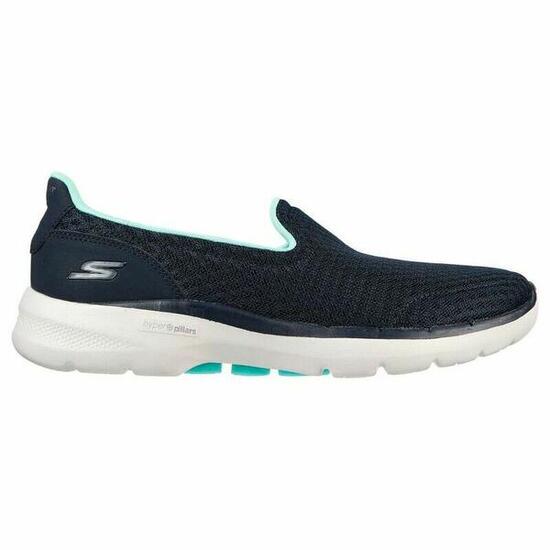 Chaussures de marche pour femme Skechers Go Walk 6 Bleu