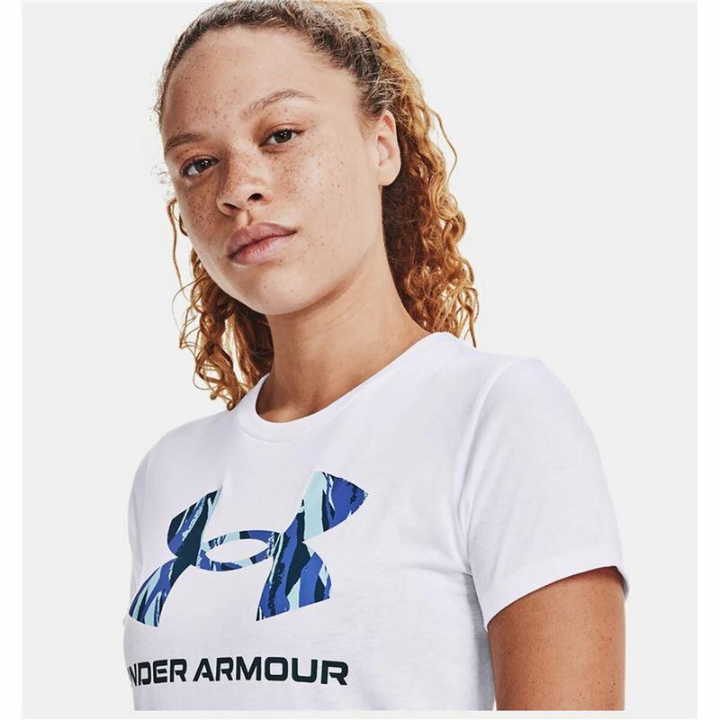 Camiseta de Manga Corta Mujer Under Armour Graphic Blanco