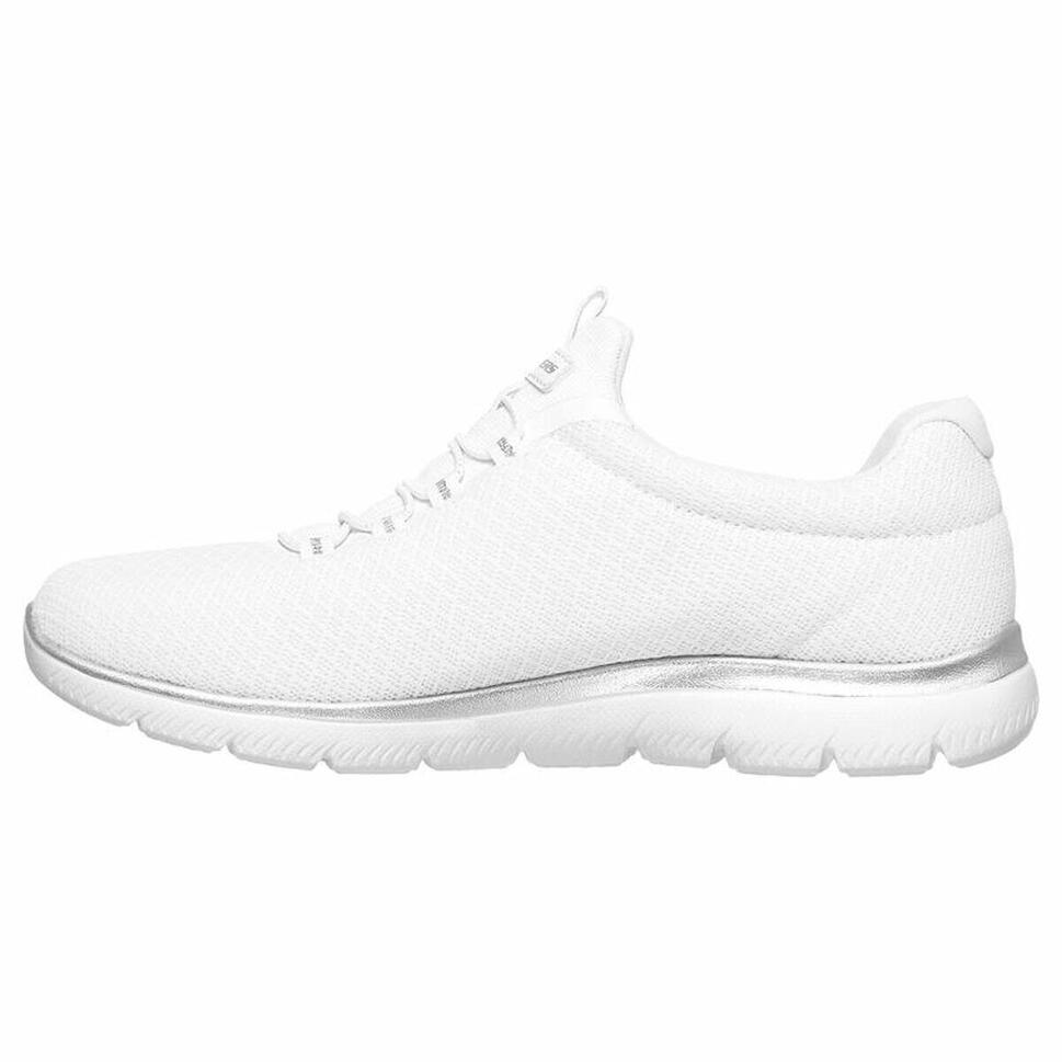 Obuwie Sportowe Damskie Skechers Summits Biały