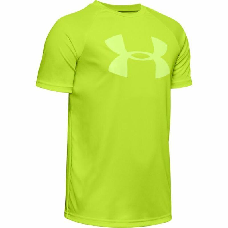 Maglia a Maniche Corte Bambino Under Armour Tech Big Logo Giallo