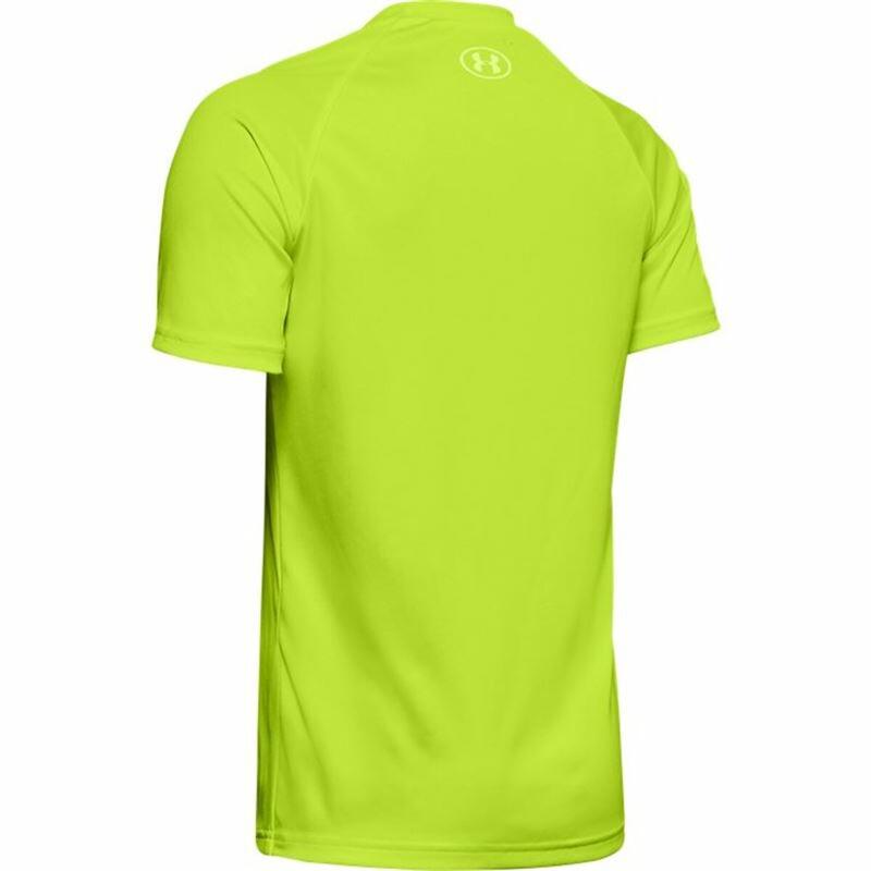 Camiseta de Manga Corta Niño Under Armour Tech Big Logo Amarillo