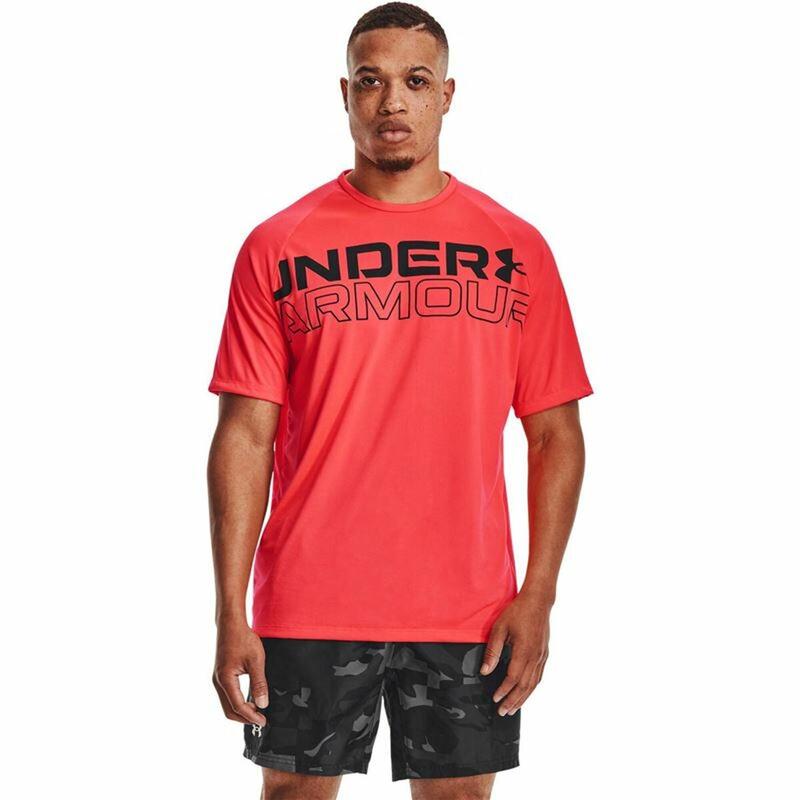 Camiseta de Manga Corta Hombre Under Armour Tech 2.0 Rojo