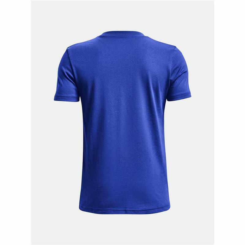 Maglia a Maniche Corte Uomo Under Armour Curry Lightning Logo Azzurro