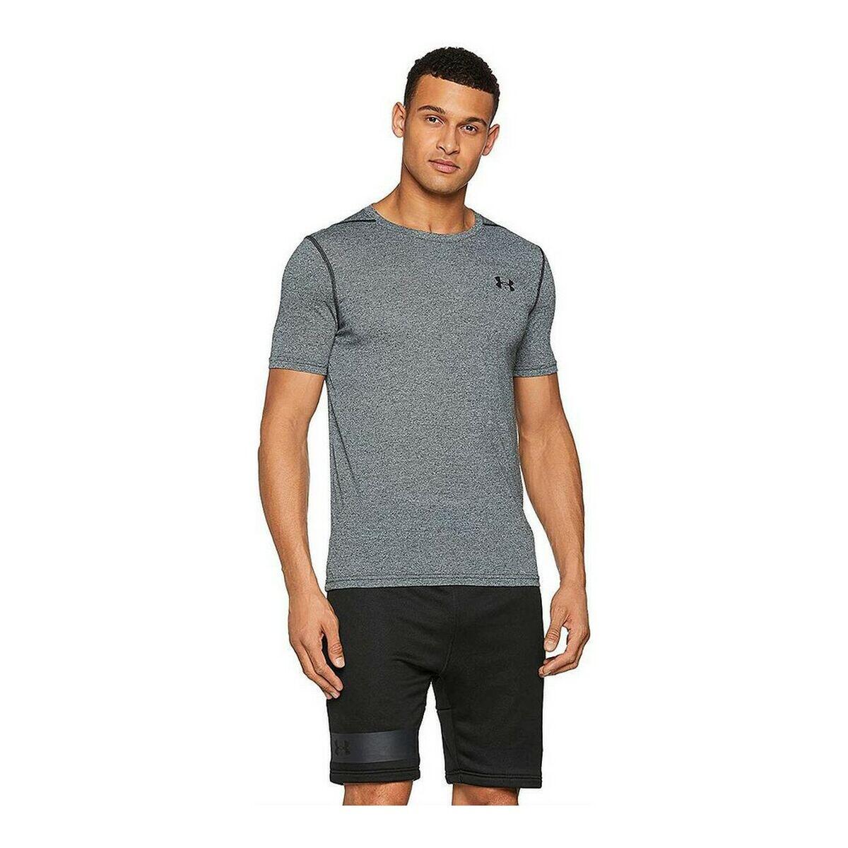 T-shirt de Compression à Manches Courtes pour Homme Under Armour Gris 1/4
