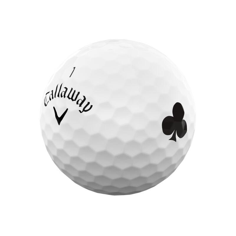 Caja de 12 Pelotas de golf Callaway Supersoft Blanco Poker Suits