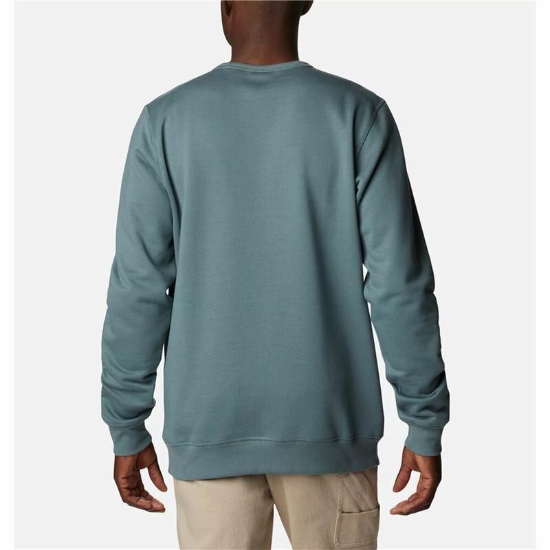 Sweat sans capuche homme Columbia Logo Fleece Crew Bleu COLUMBIA Decathlon