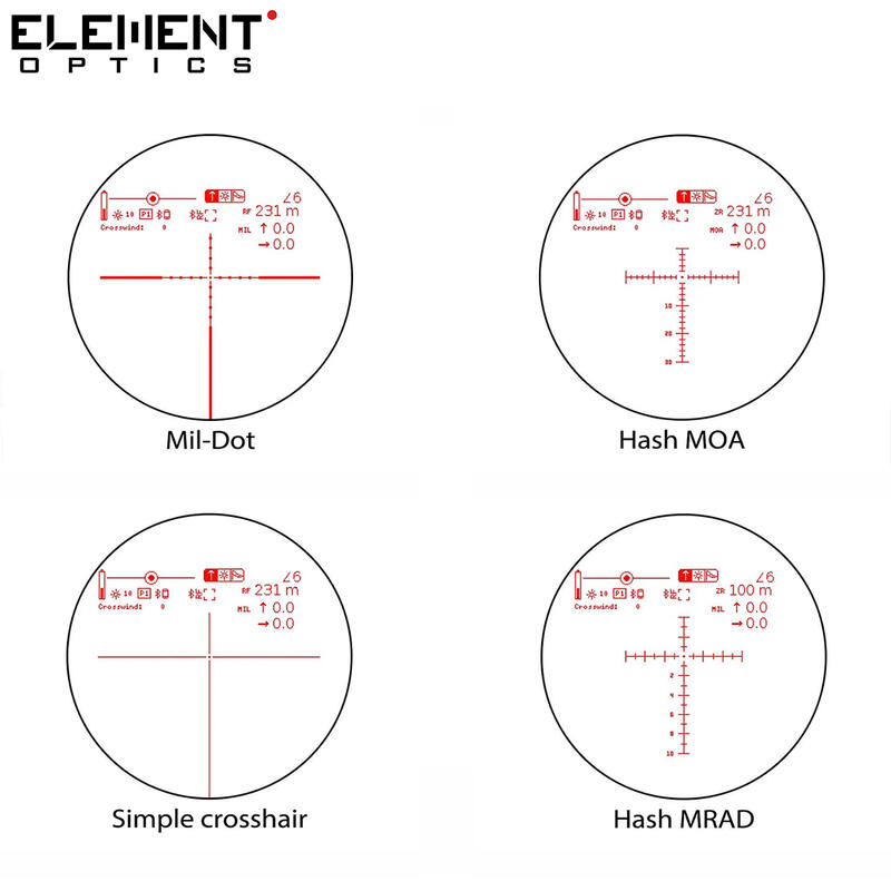 LUNETTE DE TIR ELEMENT OPTICS HYPR-7 7X50